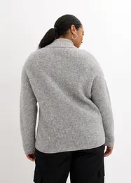 Oversize vlněný svetr s alpakou, bonprix