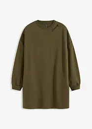 Mikinové šaty oversize, bonprix