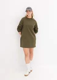 Mikinové šaty oversize, bonprix