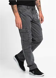 Cargo kalhoty z čisté bavlny, Relaxed Fit, Straight, bonprix