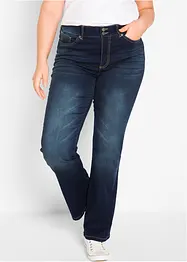 Džíny Bootcut, Mid Waist, tvarující, bonprix