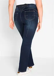 Džíny Bootcut, Mid Waist, tvarující, bonprix