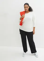 Sportovní kalhoty z elastické bavlněné směsi, bonprix