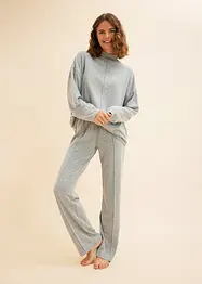 Oversize domácí souprava z měkkého materiálu, bonprix