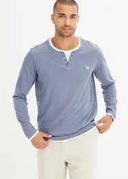 Triko 2 v 1, dlouhý rukáv (2 ks v balení), bonprix