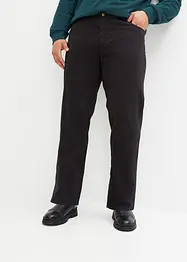Keprové kalhoty z čisté bavlny Regular Fit, Straight, bonprix