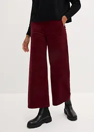 Manšestrové kalhoty s pohodlným pasem, High Waist, bonprix