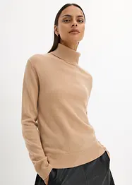 Kašmírový svetr s rolákovým límcem z Good Cashmere Standard®, bonprix