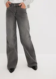 Strečové džíny Wide Leg, Mid Waist, bonprix
