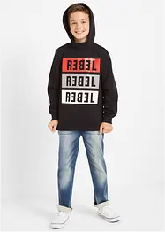 Teplákové džíny, Regular Fit, Straight, bonprix