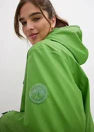 Bunda do deště s medvídkovou podšívkou, z voděodolného materiálu, bonprix