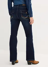 Termo džíny Bootcut Mid Waist, bonprix