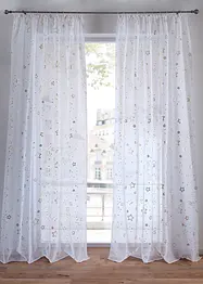 Záclona s lesklými hvězdami (1 ks), bonprix