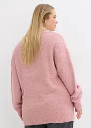 Svetr ze silnější pleteniny s výstřihem do V, bonprix