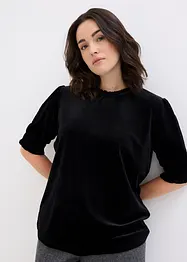 Tričko z měkkého sametu, bonprix