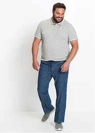 Kalhoty bez zapínání, z lehké bavlny Classic Fit, Straight, bonprix