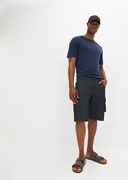 Cargo bermudy z čisté bavlny, Relaxed Fit, bonprix