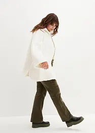 Bunda z plyšového flísu, s postranními rozparky, bonprix