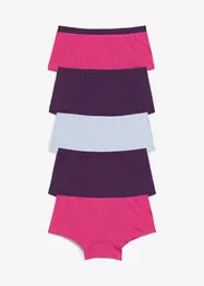 Bokové kalhotky s měkkou bavlnou (5 ks v balení), bonprix