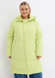 Prošívaný kabát s plyšovou podšívkou v kapuci, bonprix