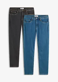 Strečové džíny Regular Fit Straight (2 ks v balení), bonprix