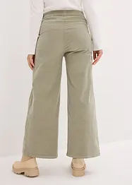 Manšestrové kalhoty s pohodlným pasem, High Waist, bonprix