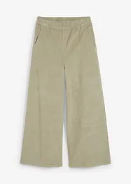 Manšestrové kalhoty s pohodlným pasem, High Waist, bonprix