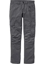 Cargo kalhoty z čisté bavlny, Relaxed Fit, Straight, bonprix