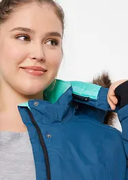 Funkční dlouhá outdoorová bunda s kapucí, nepromokavá, bonprix