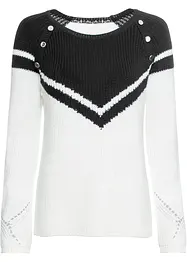 Svetr s knoflíky, bonprix