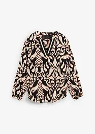 Tuniková halenka ze splývavé viskózy, bonprix