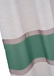 Transparentní záclona s příčnými pruhy (1 ks v balení), bonprix