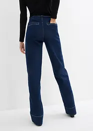 Strečové džíny Wide Leg Mid Waist, bonprix