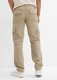 Cargo kalhoty z čisté bavlny, Relaxed Fit, Straight, bonprix
