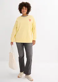 Oversize mikina z organické bavlny, bonprix