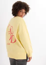 Oversize mikina z organické bavlny, bonprix