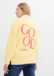 Oversize mikina z organické bavlny, bonprix