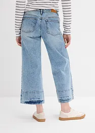 Zkrácené džíny Wide Leg, Mid Waist, bonprix