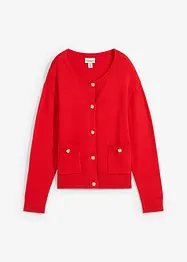 Pletený kabátek s kapsami, bonprix