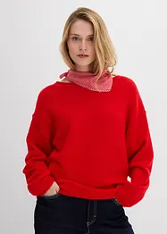 Oversize svetr s netopýřími rukávy, bonprix