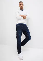 Strečové cargo džíny Slim Fit, Straight, bonprix