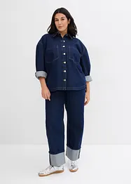 Oversized džínová košile, bonprix