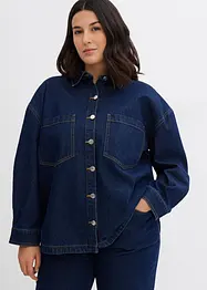 Oversized džínová košile, bonprix