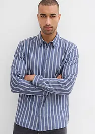 Košile s dlouhým rukávem z čisté bavlny, Slim Fit, bonprix