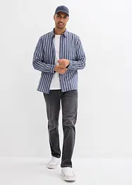 Košile s dlouhým rukávem z čisté bavlny, Slim Fit, bonprix