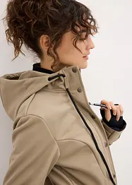 Softshellová parka Super Stretch, odolná vůči vodě, bonprix