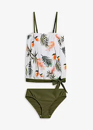 Bandeau tankiny s multifunkčními ramínky (2dílná souprava), bonprix