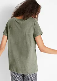 Tričko z čistého lnu, bonprix