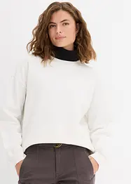 Oversize mikina z čisté bavlny, bonprix