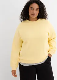 Oversize mikina z čisté bavlny, bonprix